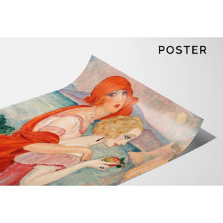 Sur la route d'Anacapri - Gerda Wegener | Reproduction Tableau Décoration murale affiche copie