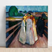 Riproduzione del dipinto Sul ponte - Edvard Munch