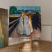 Riproduzione del dipinto Sul ponte - Edvard Munch