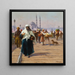 Sul ponte di Galata, Costantinopoli - Fausto Zonaro — quadro incorniciato alla parete