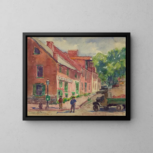 Vieux Georgetown DC - Susan Brown Chase — quadro incorniciato alla parete