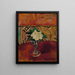 Nature morte: La rosa bianca - Suzanne Valadon — quadro incorniciato alla parete