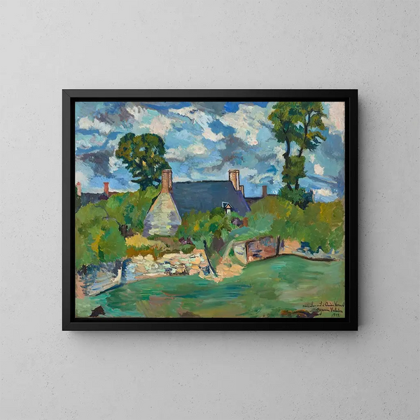 Paesaggio di Gand - Suzanne Valadon — quadro incorniciato alla parete