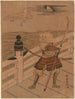 Benkei e airone sul ponte - Suzuki Harunobu — vista dell’opera