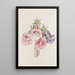 Gloxinia speciosa - Sydenham Edwards — quadro incorniciato alla parete