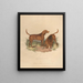 Il Cane di Sangue - Sydenham Edwards — quadro incorniciato alla parete