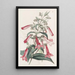 Pentstemon trasparente simile alla genziana - Sydenham Edwards — quadro incorniciato alla parete