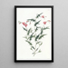 Chorozema triangulare - Sydenham Edwards — quadro incorniciato alla parete