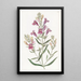 Penstemon à feuilles variées - Sydenham Edwards — quadro incorniciato alla parete