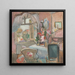 Tavolo con finestra - Rudolf Grossmann — quadro incorniciato alla parete