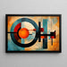 Quadro Astratto – Inno alla Simmetria | Poster Murale Geometrico dai Colori Vivaci e Forme Equilibrate