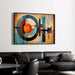 Quadro Astratto – Inno alla Simmetria | Poster Murale Geometrico dai Colori Vivaci e Forme Equilibrate