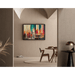 Quadro Astratto – Fusione Urbana Cromatica | Poster Murale Colorato con Forme Verticali e Architettura Stilizzata