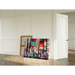 Quadro Astratto – Pezzi del Futuro | Poster Murale Futurista dai Colori Vivaci e Atmosfera Urbana