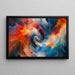Quadro Astratto – Vortice Cromatico | Poster Murale con Colori Dinamici e Movimenti Turbinanti