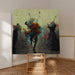Quadro Astratto – Valzer di Petali | Poster Murale Poetico con Colori Floreali e Movimenti Danza