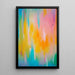 Quadro Colorato – Cascata Pastello | Poster Astratto con Toni Morbidi e Fluidi