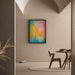 Quadro Colorato – Cascata Pastello | Poster Astratto con Toni Morbidi e Fluidi