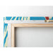 Quadro Colorato – Scogliere al Cielo Zebrato | Poster Paesaggio Costiero Minimalista | Decorazione Moderna per Soggiorno, Camera o Ufficio