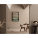 Quadro Colorato – Orizzonti Sfocati | Poster Astratto Colori Naturali | Decorazione Contemporanea per Soggiorno o Ufficio Moderno