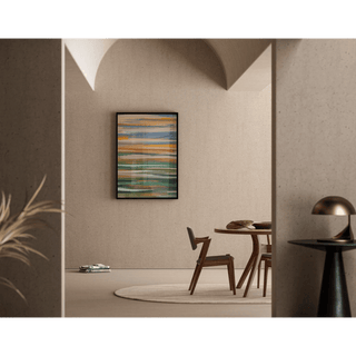 Tableau Coloré – Horizons Fondus | Affiche Abstraite Couleurs Naturelles | Déco Contemporaine pour Salon ou Bureau Moderne