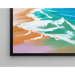 Quadro Colorato – Onde Pastello | Poster Spiaggia Tonalità Delicate | Decorazione Rilassante per Soggiorno, Camera o Casa Vacanze