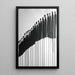 Quadro decorativo – Processione silenziosa | Poster minimalista nero e bianco