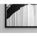 Quadro decorativo – Processione silenziosa | Poster minimalista nero e bianco