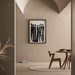 Quadro decorativo – Silhouette unite | Poster astratto minimalista nero e bianco | Poster elegante di gruppo umano stilizzato