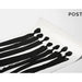 Quadro decorativo – Silhouette unite | Poster astratto minimalista nero e bianco | Poster elegante di gruppo umano stilizzato