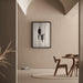 Quadro Design – Riflessioni Enigmatiche | Poster Astratto Nero e Bianco Minimalista