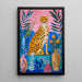 Quadro Ghepardo - Eleganza e Colori Vivaci