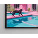 Quadro Pantera Nera e Villa Rosa - Evasione Moderna