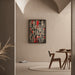 Quadro Pop Art – Figures Astratte | Poster Grafico Urbano Rosso e Nero