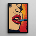 Quadro Pop Art – Rouge à Lèvres | Poster Glamour Colorée Style Lichtenstein