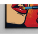 Quadro Pop Art – Rouge à Lèvres | Poster Glamour Colorée Style Lichtenstein