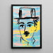 Quadro Street Art – Charlie Chaplin Pastello | Poster Pop Art Colorato in Stile Minimalista