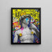 Quadro Street Art – David Punk Pop | Poster Graffiti Colorata in Stile Urbano
