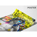 Quadro Street Art – David Punk Pop | Poster Graffiti Colorata in Stile Urbano