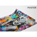 Quadro Street Art – Marilyn Monroe Iconica | Poster Pop Art Graffiti Colorato | Poster Moderno Urbano di Star Celebre