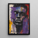 Quadro Street Art – Rage Chromatique | Poster Urbaine Colorata ed Emozionale | Poster Ritratto Astratto Moderno