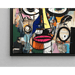 Quadro Street Art – Visage Fratturato | Poster Astratto Urbano Multicolore | Poster Moderno d’Arte Contemporanea Espressiva