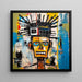 Quadro Street Art – Visage Meccanico della Strada | Poster Murale in Stile Pop Art Basquiat