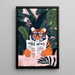 Quadro Tigre e Wild News - Giungla e Fantasia