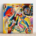 Riproduzione del dipinto a La Macchia Rossa - Wassily Kandinsky