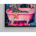 Quadro animalier - Zebra nella Vasca da Bagno