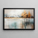 d'arte astratto – Sussurro degli elementi | Quadro murale contemporaneo con tonalità delicate e dettagli dorati | Decorazione elegante per soggiorno o ingresso