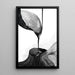 Quadro decorativo di design – Fusion Organique | Poster astratto nero e bianco elegante