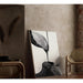 Quadro decorativo di design – Fusion Organique | Poster astratto nero e bianco elegante