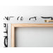 Quadro decorativo in bianco e nero – Sguardi Intrecciati | Poster Minimalista Volti in Linea Continua